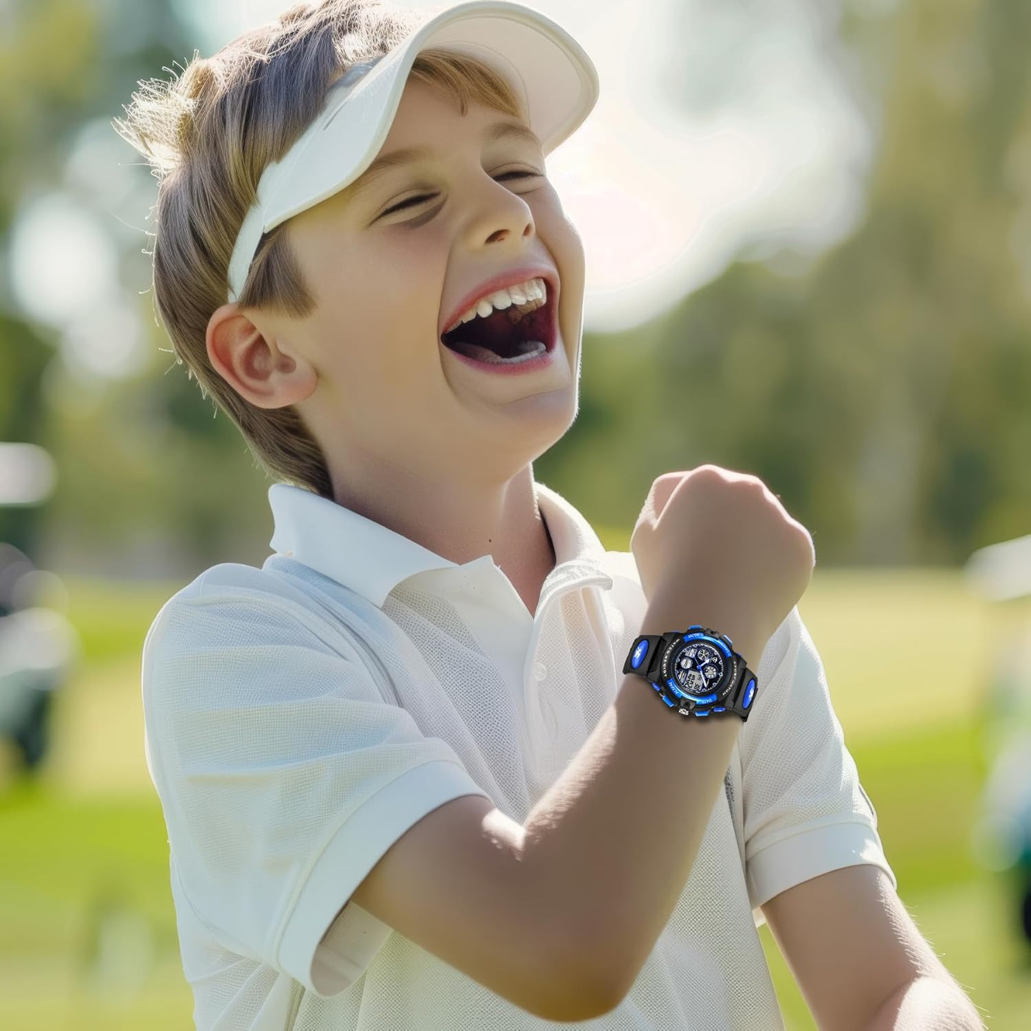 Kids Watch for Boys and Girls Ages 5-15, Analog Digital Waterproof with Alarm Cl