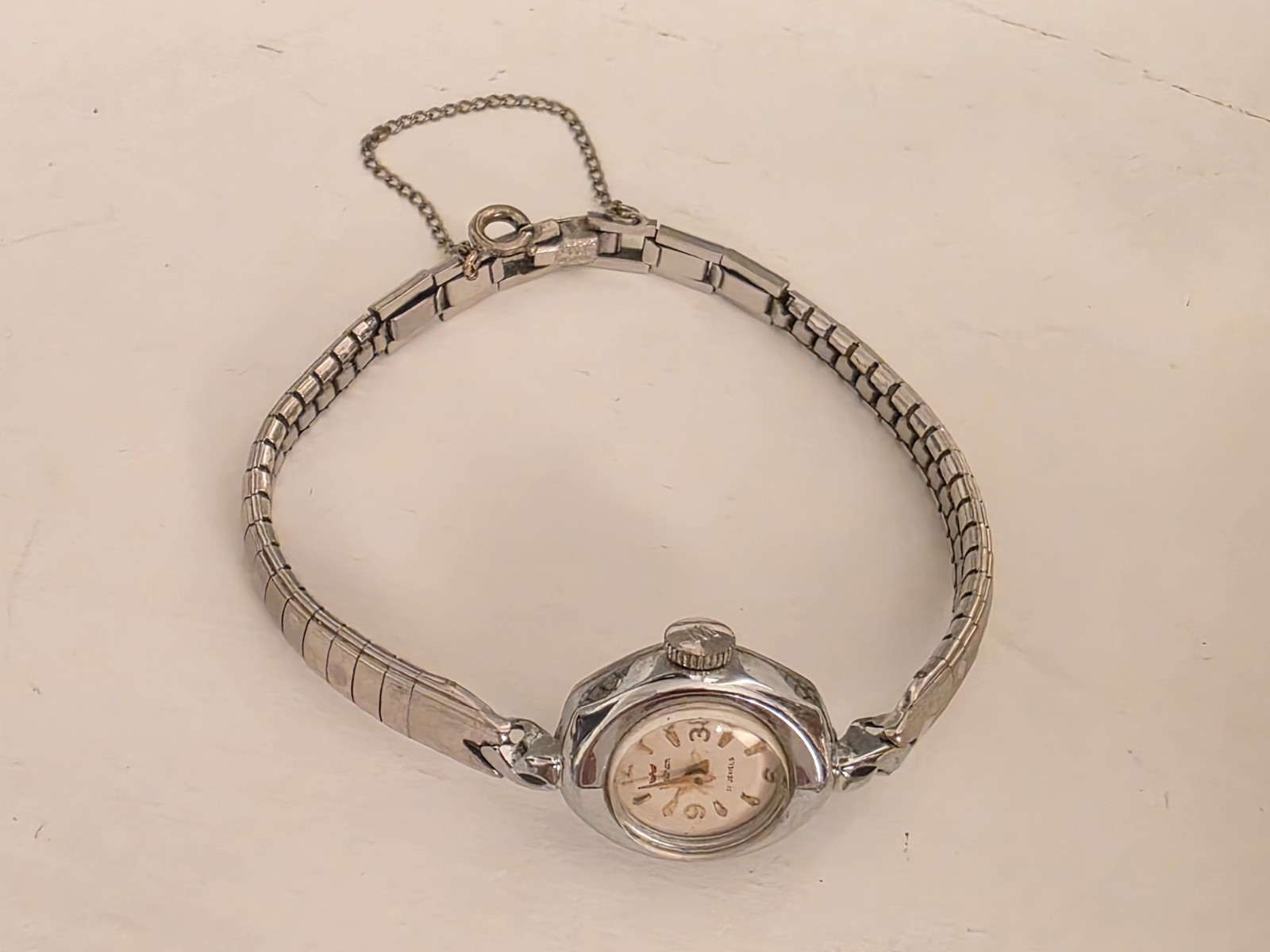 Vintage Women’s Waltham Watch 17 Jewels 12K White Gold Filled 13 grams