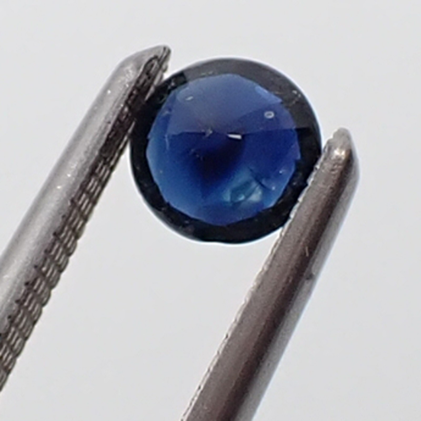 0.31 carat Round 4.05 mm Strong Deep Blue Natural Australian Sapphire Gemstone