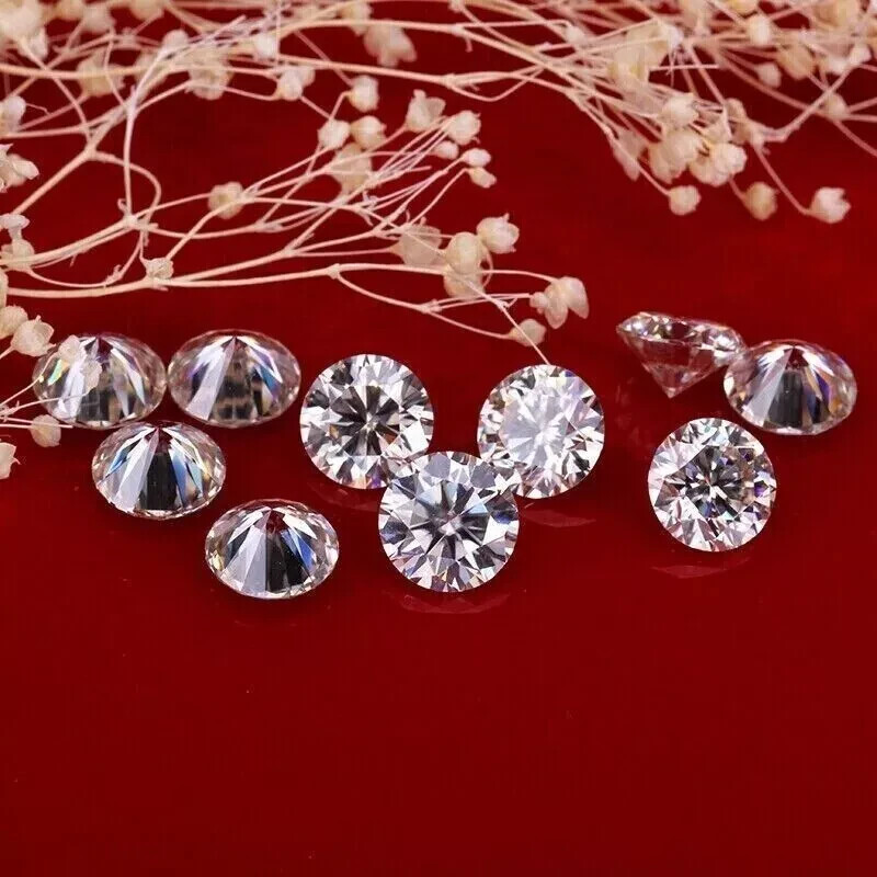 Natural White Diamond 3 mm, Round Cut, VVS1, D Grade, Lot of 10pcs Certified D4