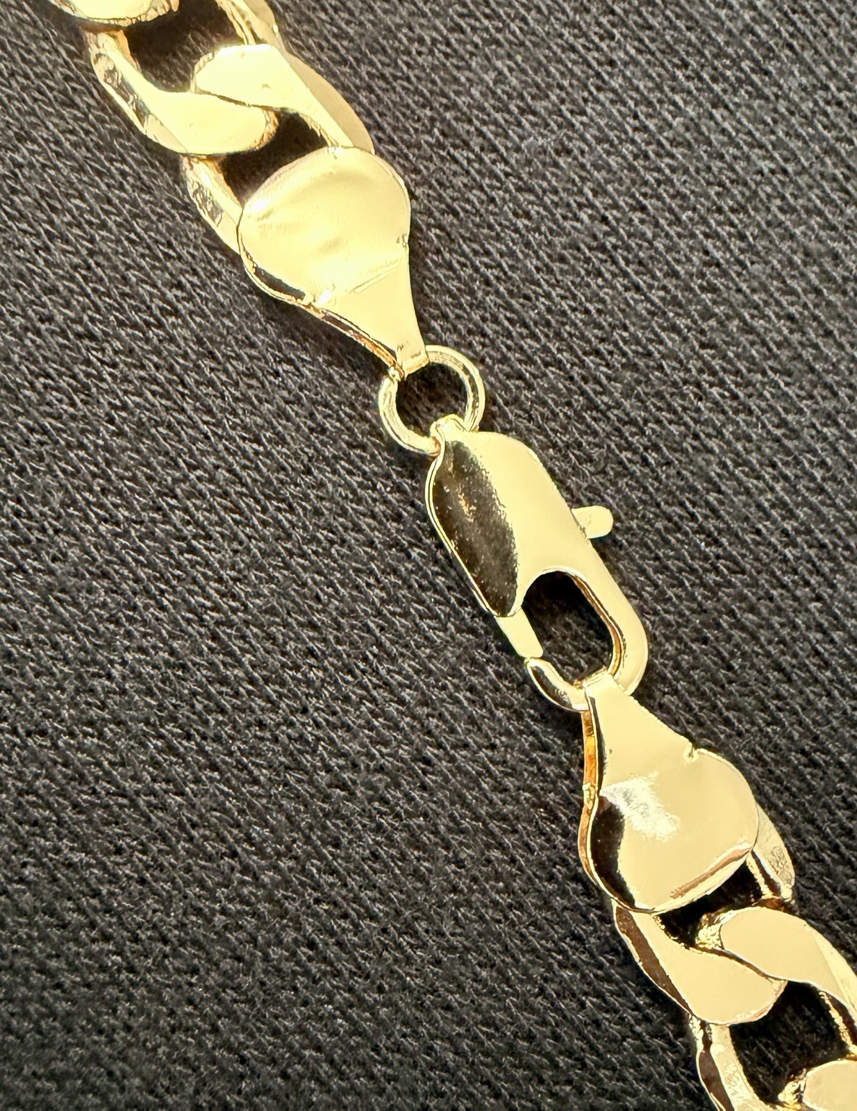 18K Gold Filled Cuban Link Chain, 10mm, 24″ New
