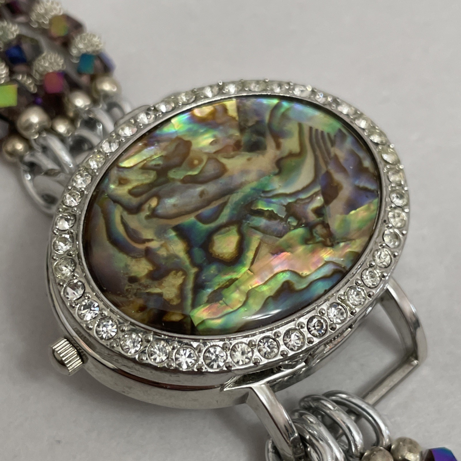 Vintage Narmi #3622 Multi Color Bracelet Quartz Analog Women’s Watch New Battery