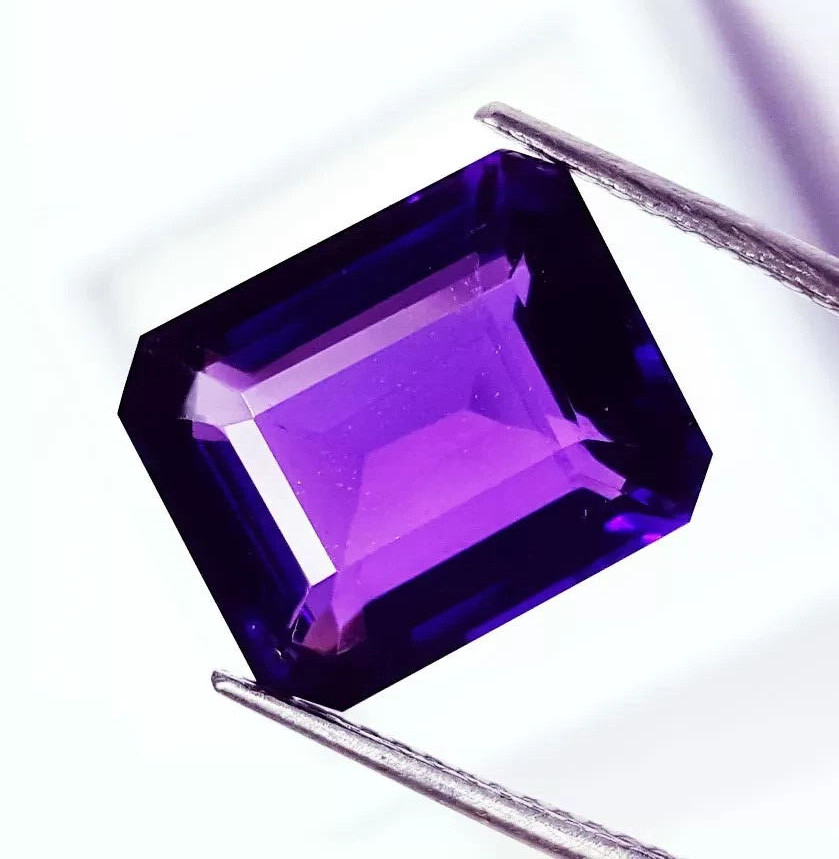 Awesome Emerald Cut Violet Taaffeite Natural 120 Ct EGL Certified Loose Gemstone