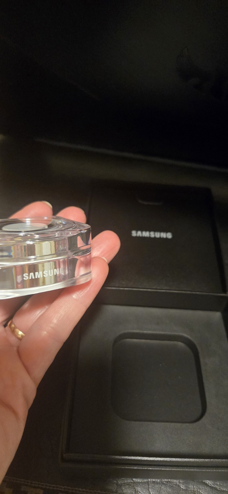 Samsung Galaxy Ring Size 11 Titanium Black Titanium Smart Ring