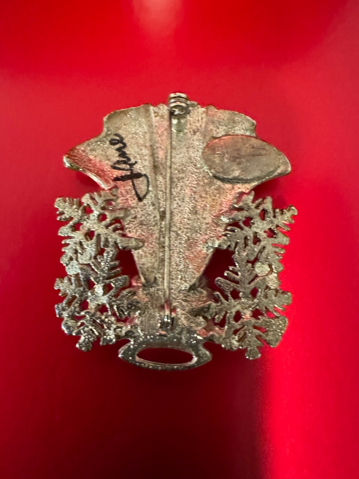 Vintage Jane Davis Limited Edition Signed Angel Brooch Pin