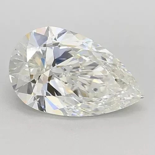 2.08 Cts PEAR Cut IGI Certified Lab Grown CVD Diamond G Color VS1 Clarity STONE