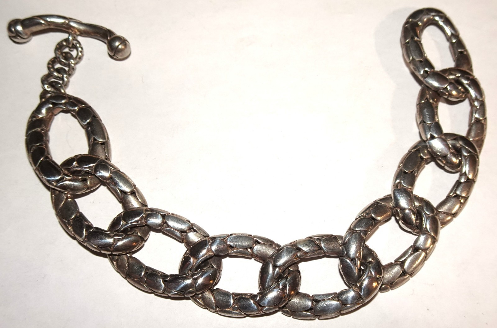 John Hardy Sterling Silver Kali Pebble Link Bracelet