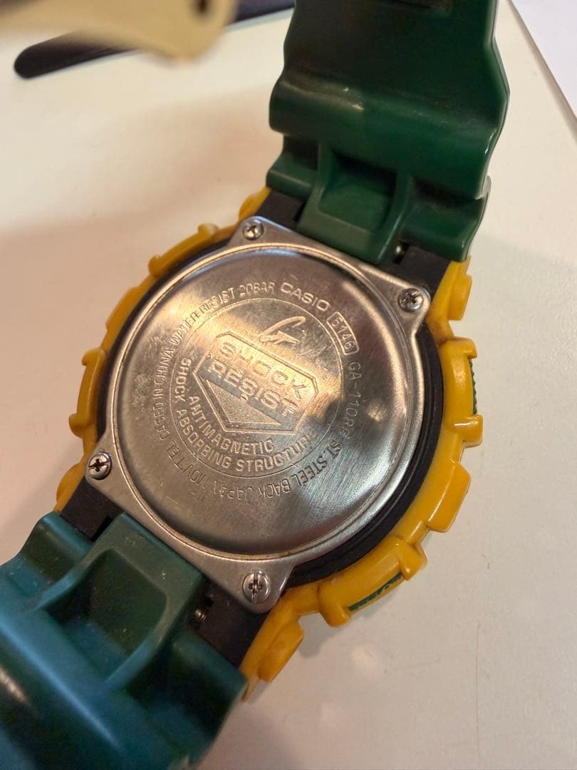 CASIO G-SHOCK GA-110RF-9AJF Rastafarian Yellow Green Ltd