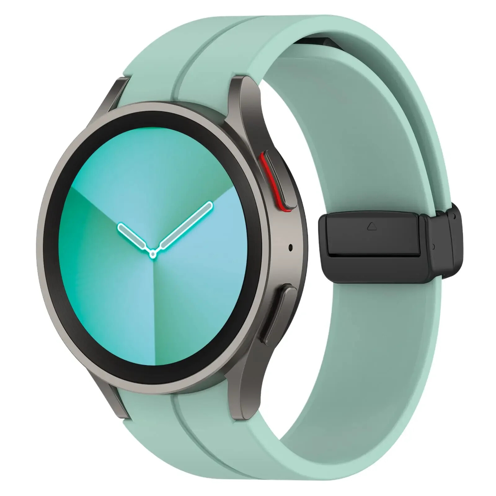 Magnetic Silicone Band Strap For Samsung Galaxy Watch 5 Pro 45mm 4 40 42 46 44mm