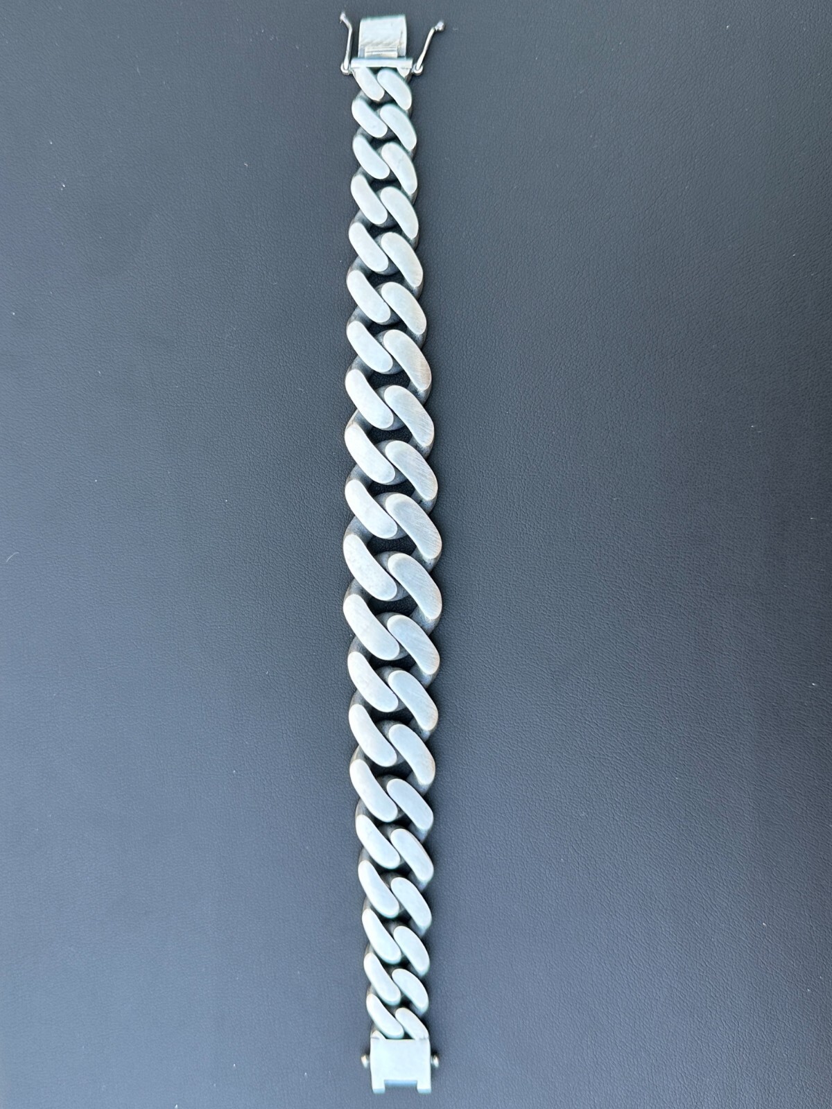 Graduated Miami Cuban Link Bracelet Solid 925 Sterling Silver Box Clasp 12-20mm