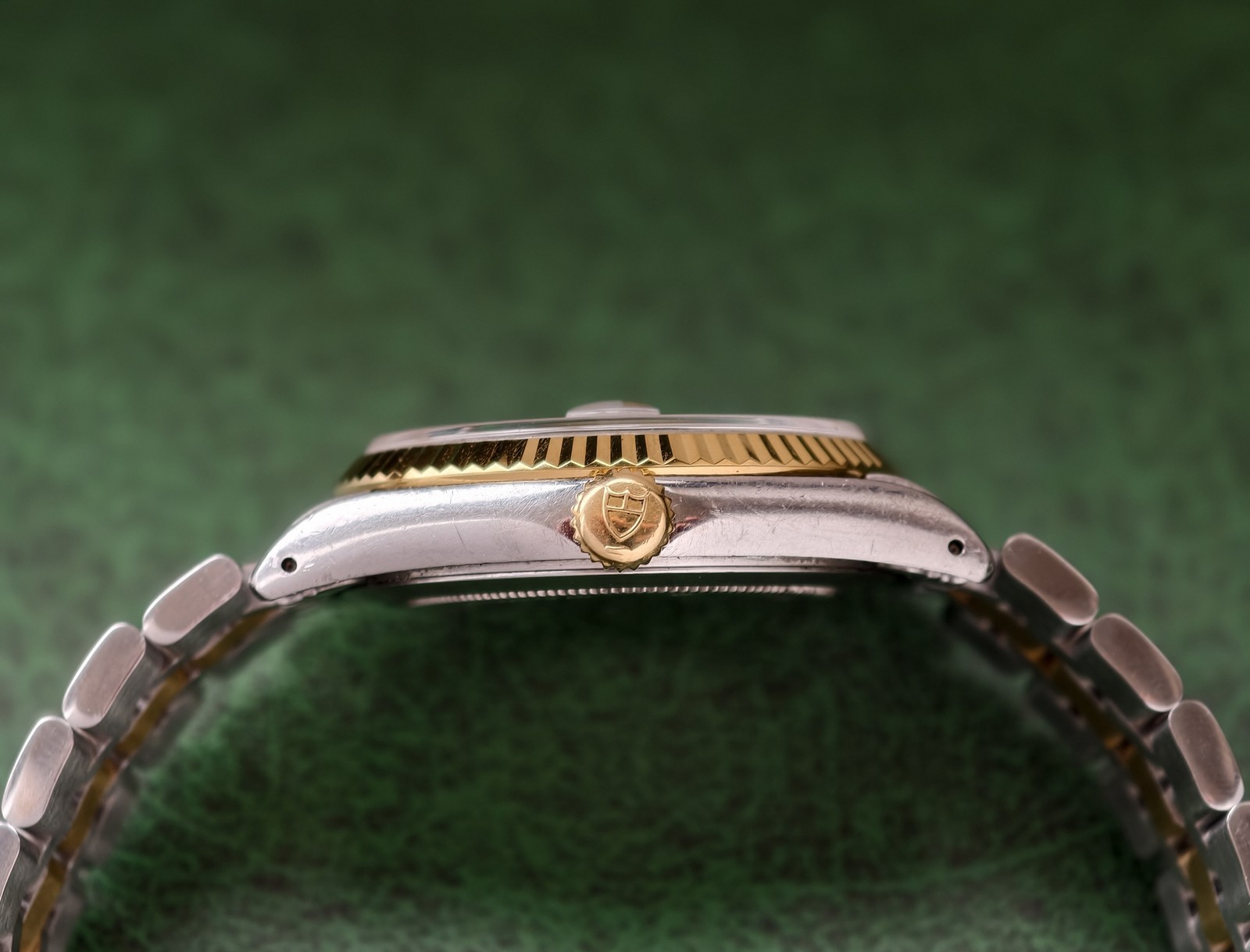 Tudor White Dial Prince 76213 Date Men’sWatch Automatic 36mm Gilding Roman Scale
