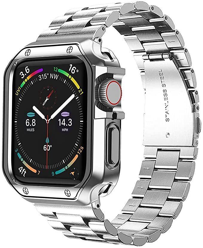 Stainless Steel Band Strap+TPU Case For Apple Watch Series 11 10 9 8 7 6 Ultra 3