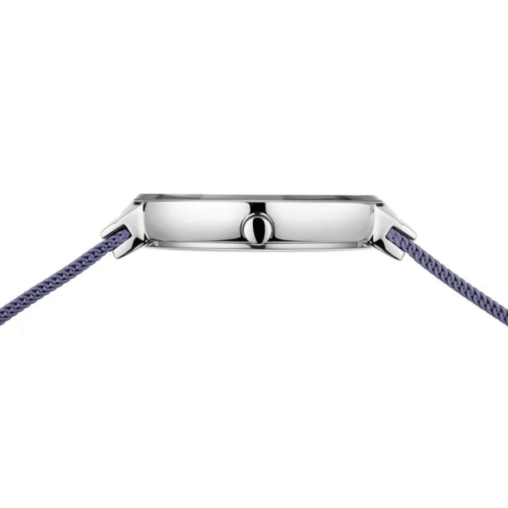 Bering Classic Stainless Steel Lavender Dial Ladies Quartz 31mm Watch 10131-909