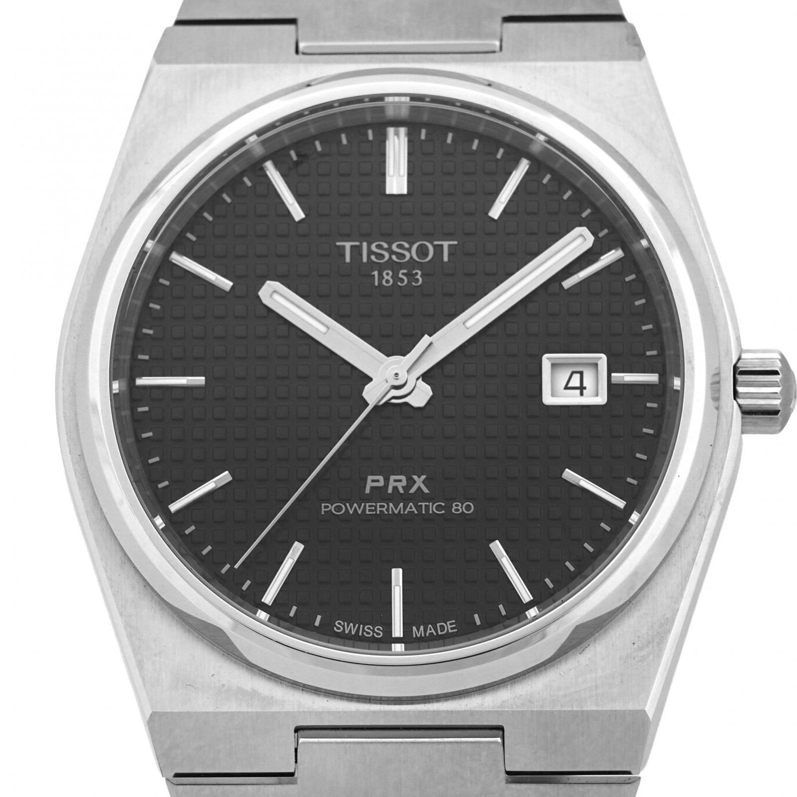 TISSOT PRX Powermatic 80 T137.407.11.051.00 Automatic Black Dial Men Warranty