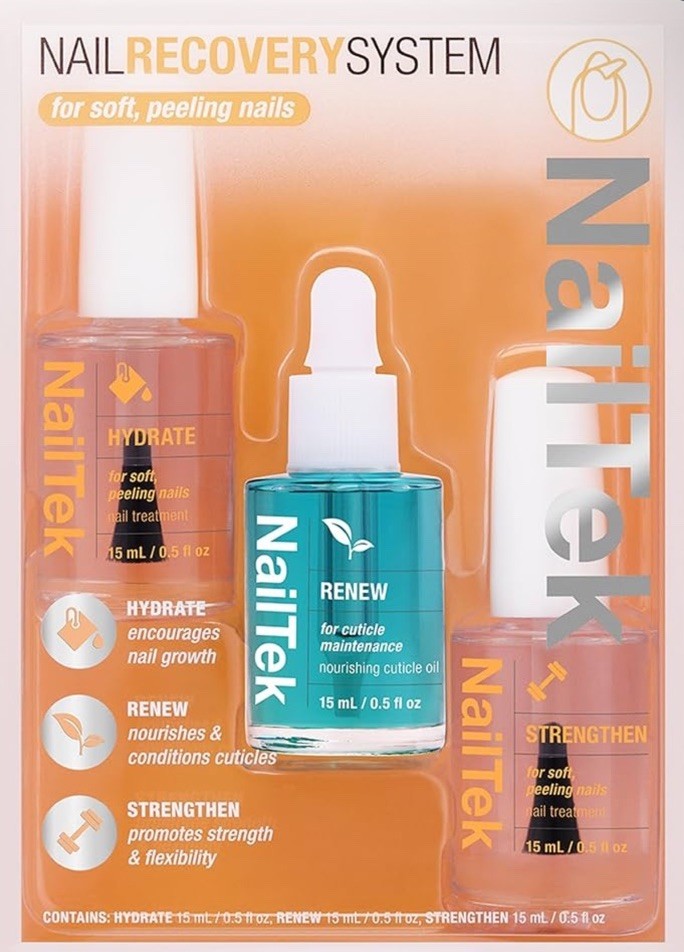 Nail Tek Recovery Kit – Damaged Nail Repair, Hydrate, Renew, Strengthen