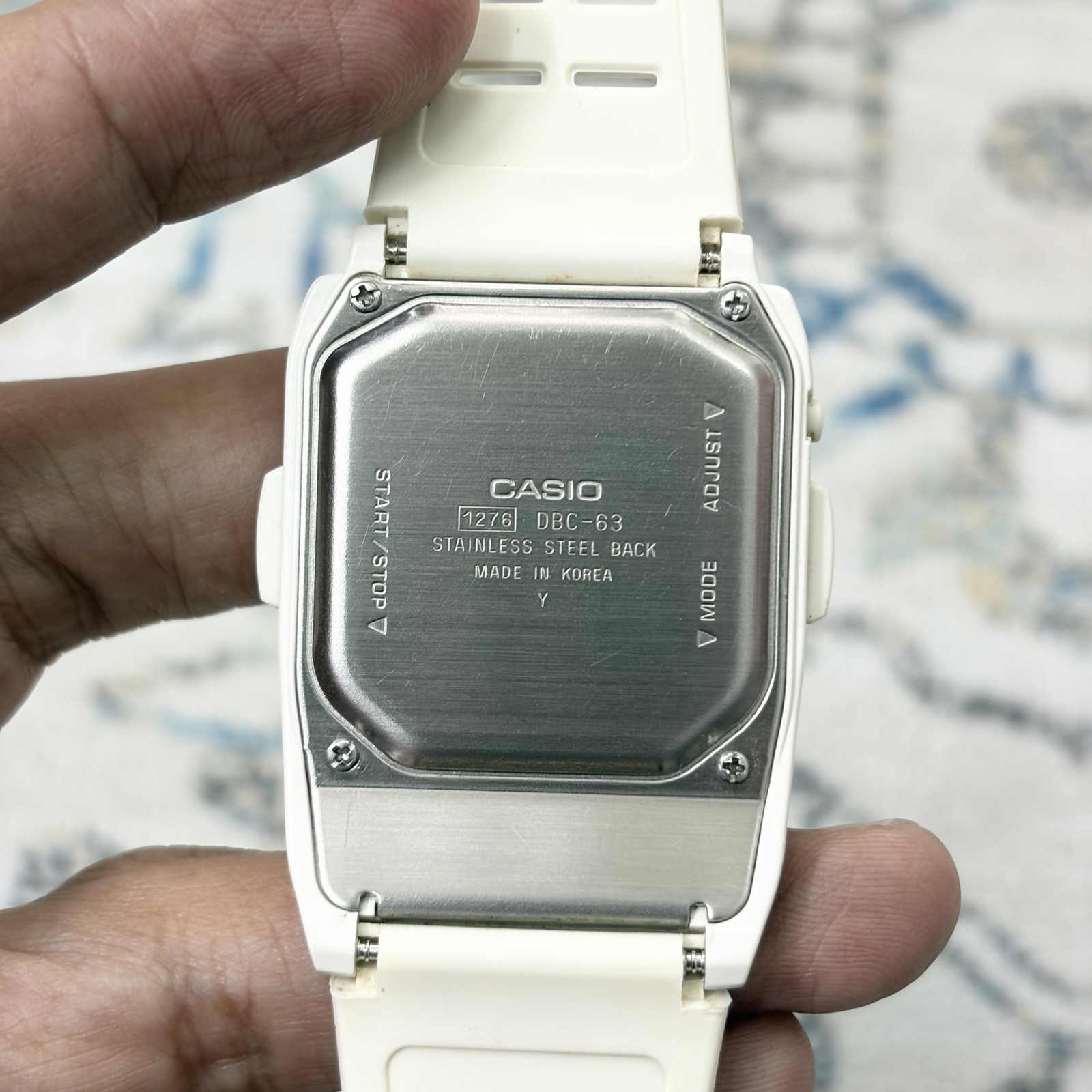 90s Casio Fragment Hiroshi Fujiwara Data Bank DBC-63 Digital Calculator Watch