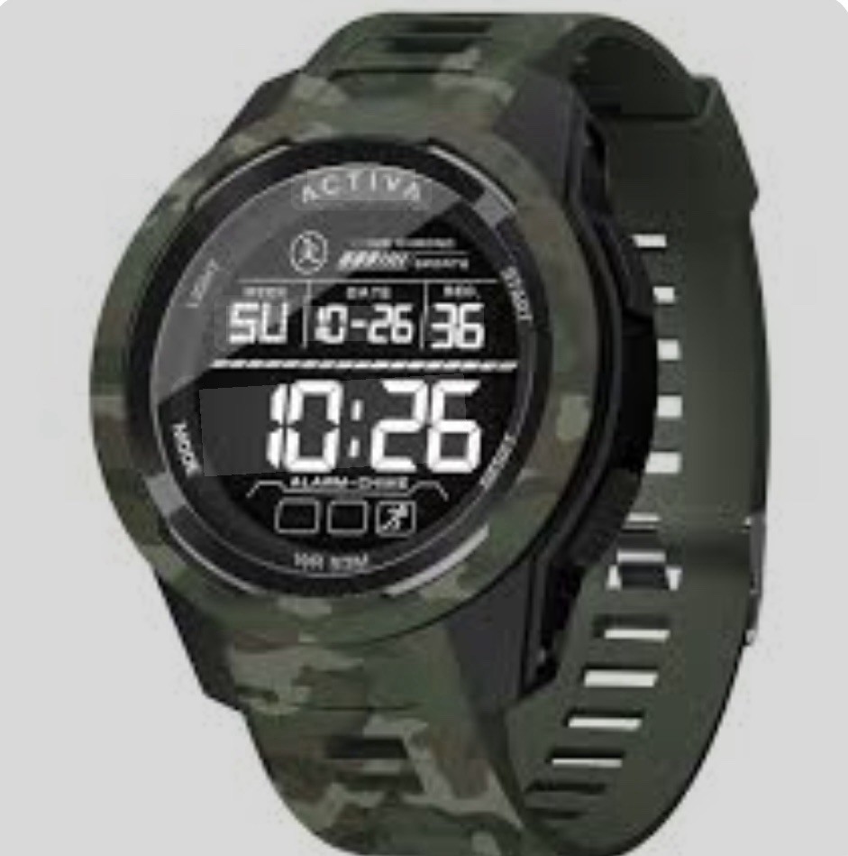 Activa X Terrian Invicta Digital 45mm Camouflage Green (ACW8105MC-001)