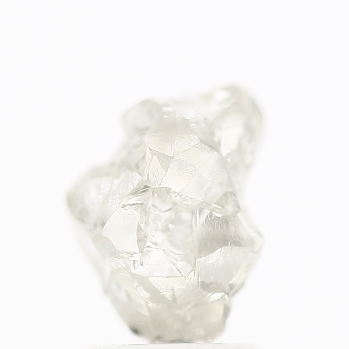 1.91 Carat Natural White Rough Clear Uncut Raw Diamond