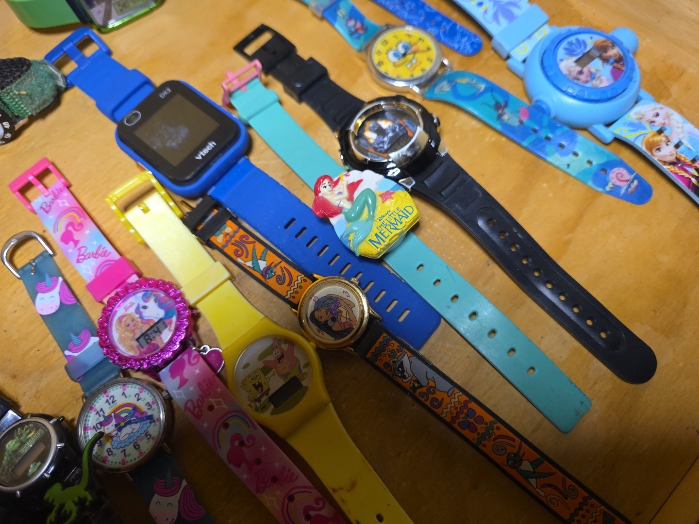 Vintage Kids Watch Lot Of 24 Watches Smart Disney Minecraft Pokémon Not Tested