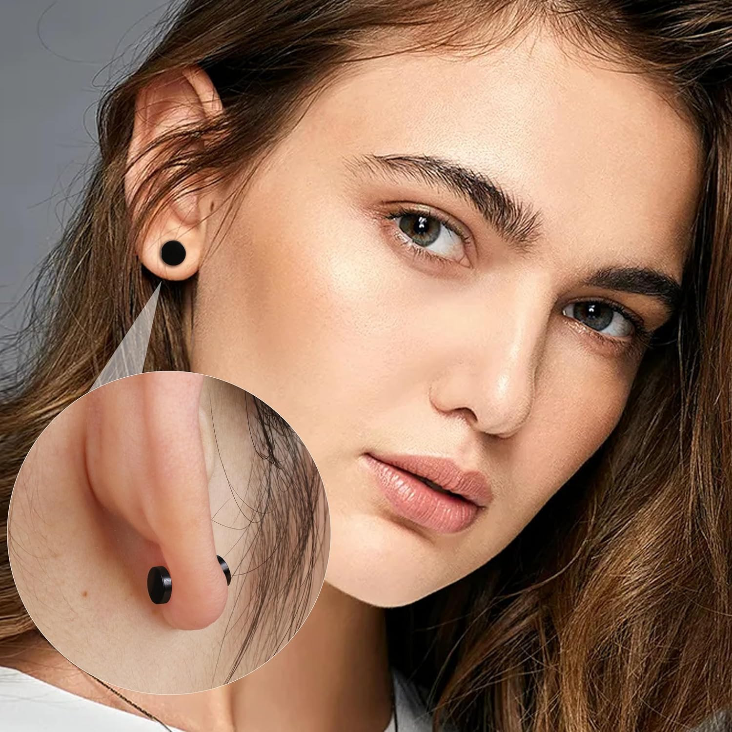 Hypoallergenic 316L Stainless Steel Earrings for Sensitive Ears 18G | Stud and H