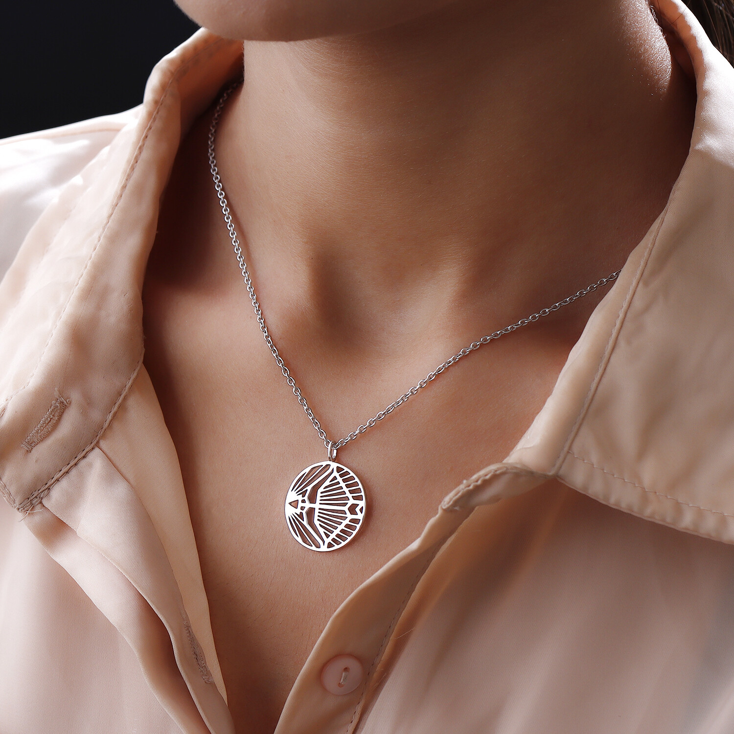 Sagittarius Zodiac Star Sign Pendant Necklace in 925 Sterling Silver 7.5 Grams