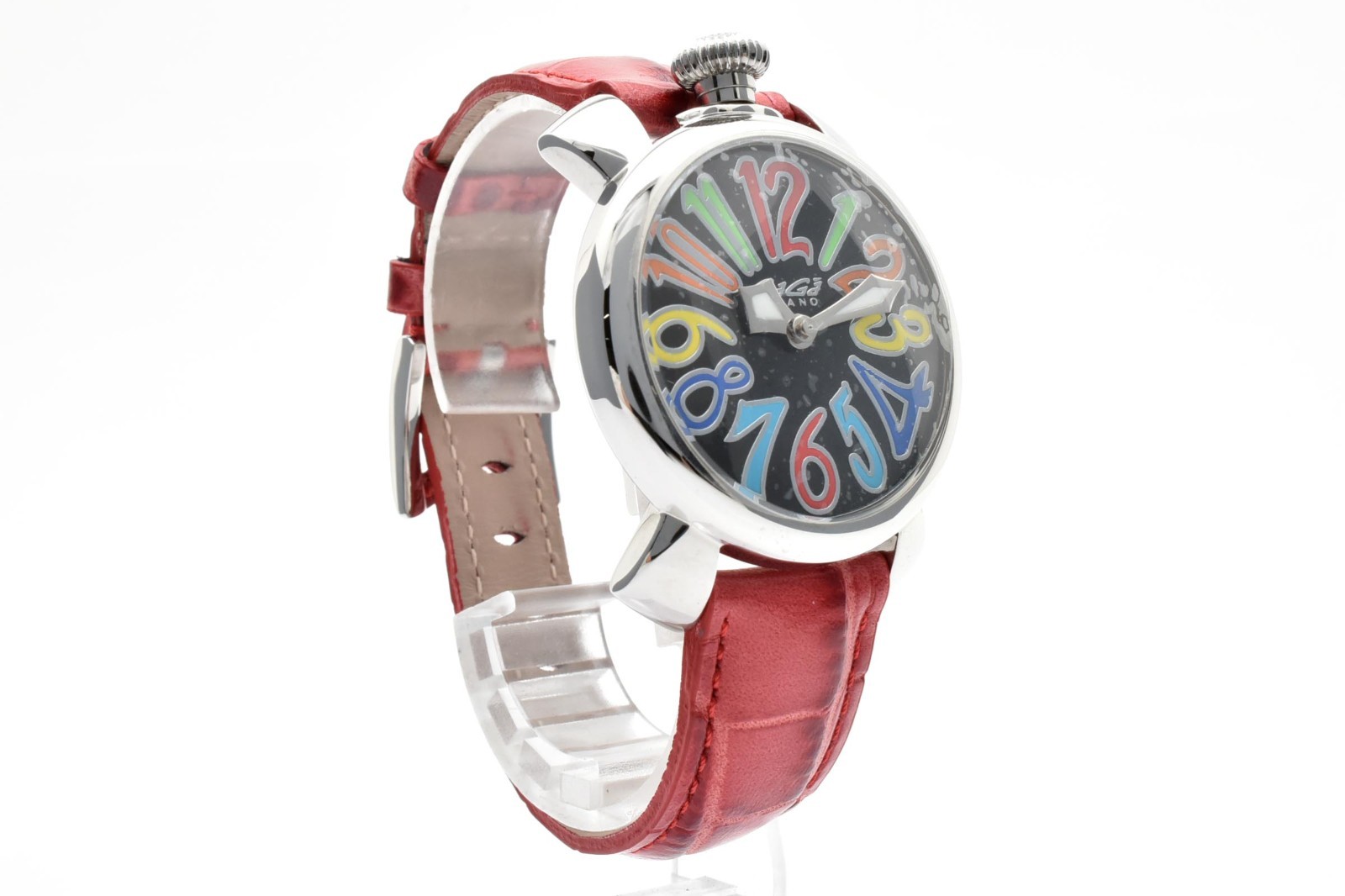【EXC+4】GaGa MILANO Manuale 40mm 5020.5 Quartz MOP Dial Watch Leather strap Japan
