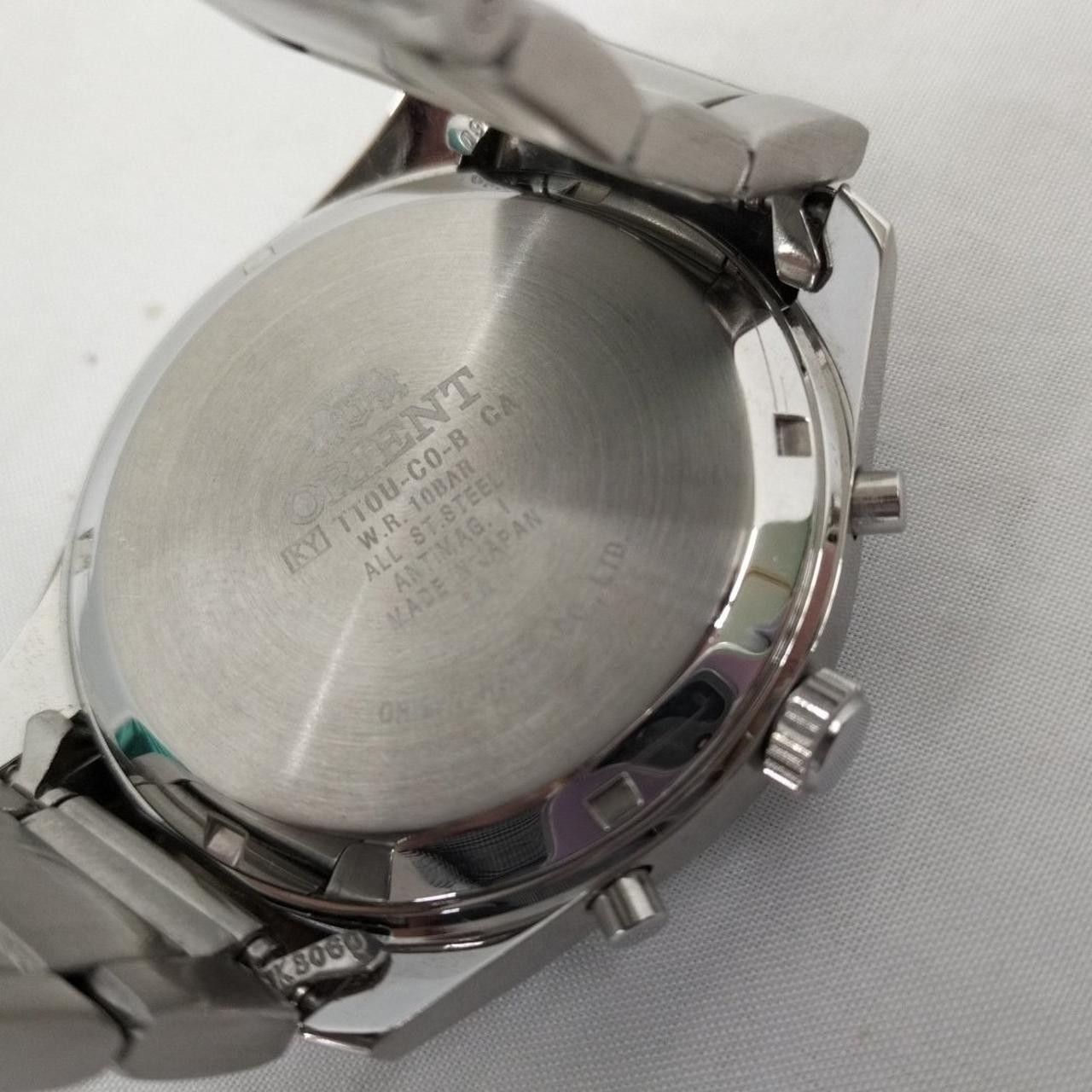 Orient Chronograph Quartz Watch Wrist 19cm/7.5in