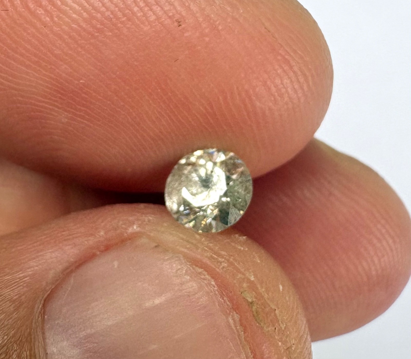 0.68 Carat Fancy Brownish Gray Round Brilliant Natural MINED Loose Diamond 5.59m