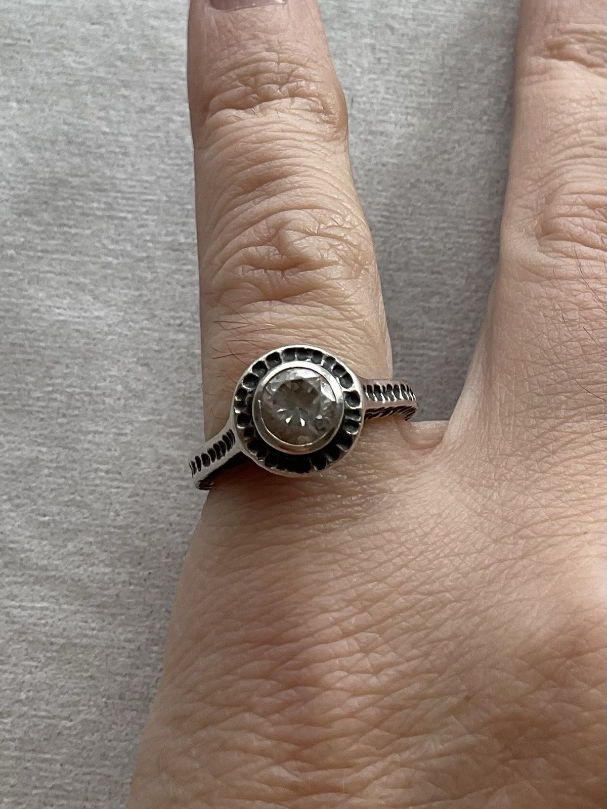 Silpada “Perfect Bliss” ring Size 6 925 Sterling Silver Vintage Signed Estate