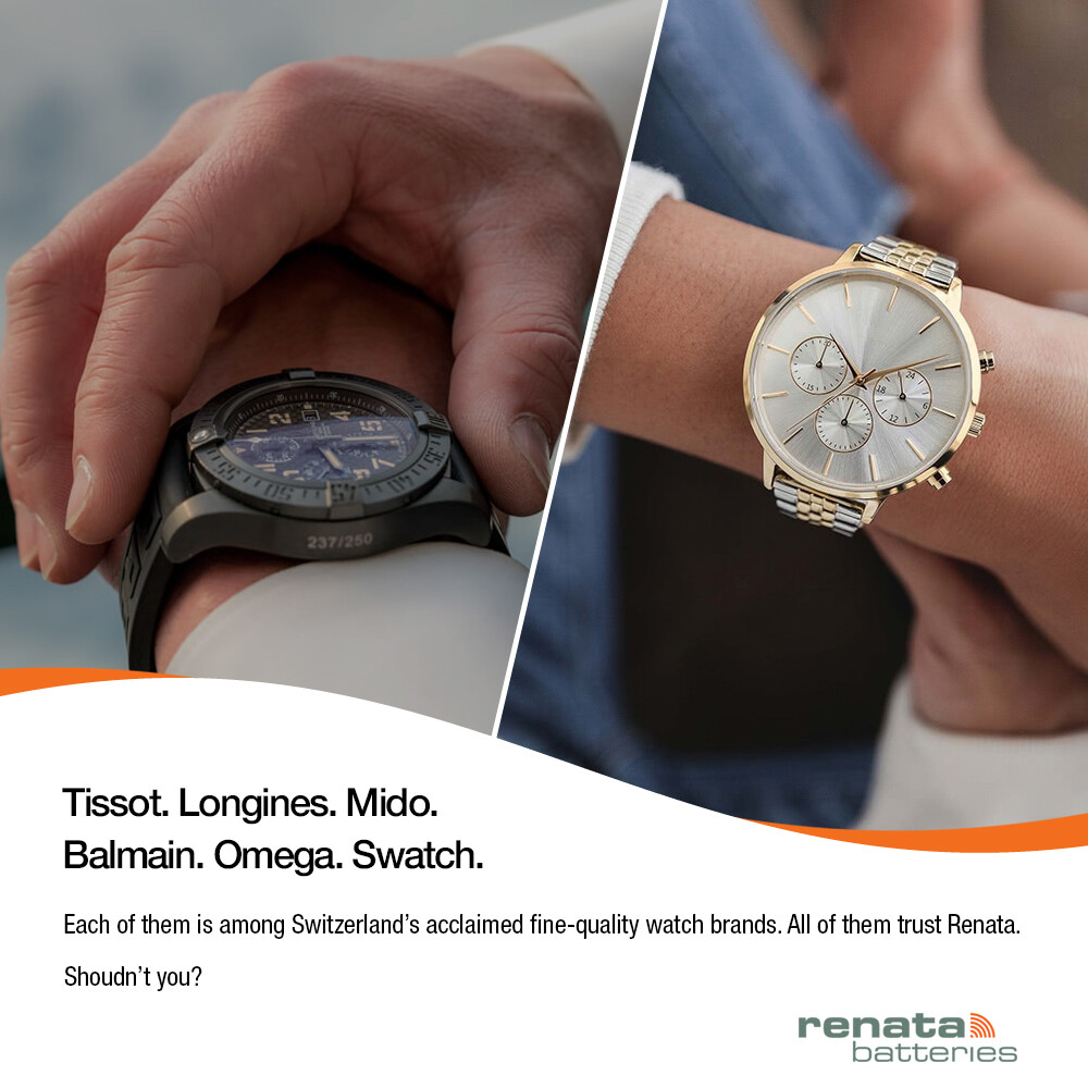 Renata 341 SR714SW 1.55V Silver Oxide Watch (5 Batteries) – Made in Switzerland