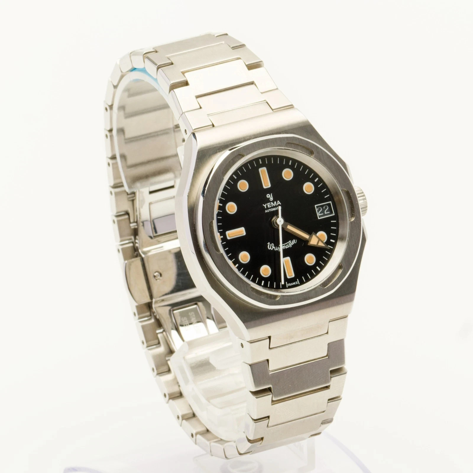 [Near MINT w/ PAPER] YEMA Wristmaster Traveler YWTR21 Automatic Men’s Watch 39mm