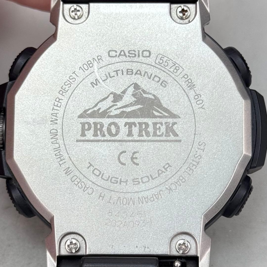 PROTREK PRW 60Y Radio Solar Black Triple Sensor