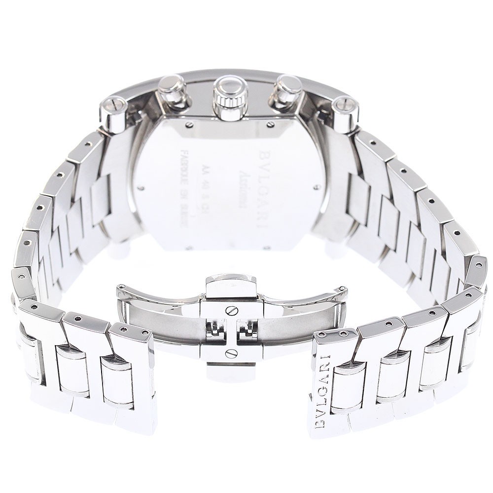 BVLGARI Assioma AA48SCH Chronograph Date black Dial Automatic Men’s Watch_955038