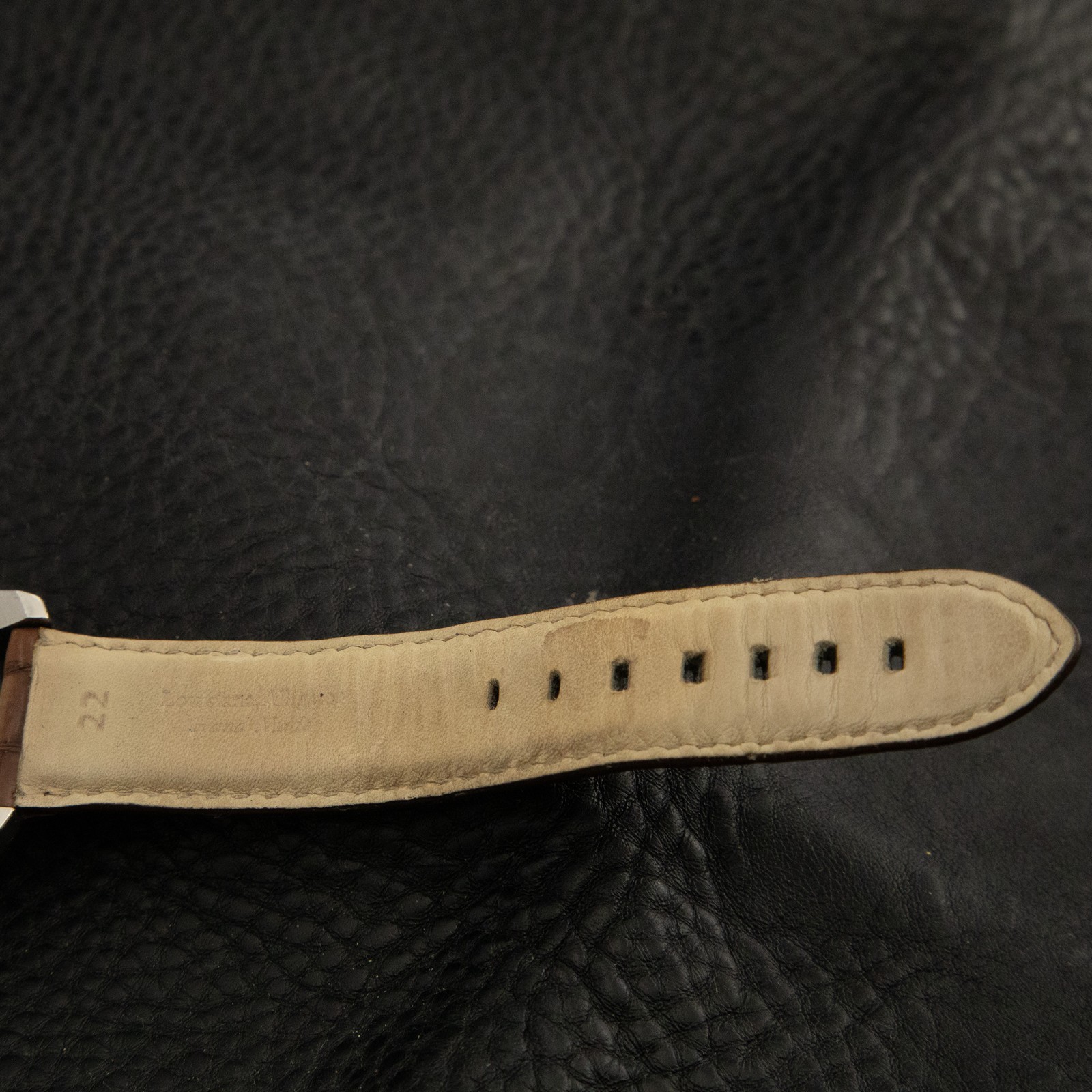 Ernst Benz 47mm ChronoScope GC10118 Parchment Dial Leather Strap – Rare