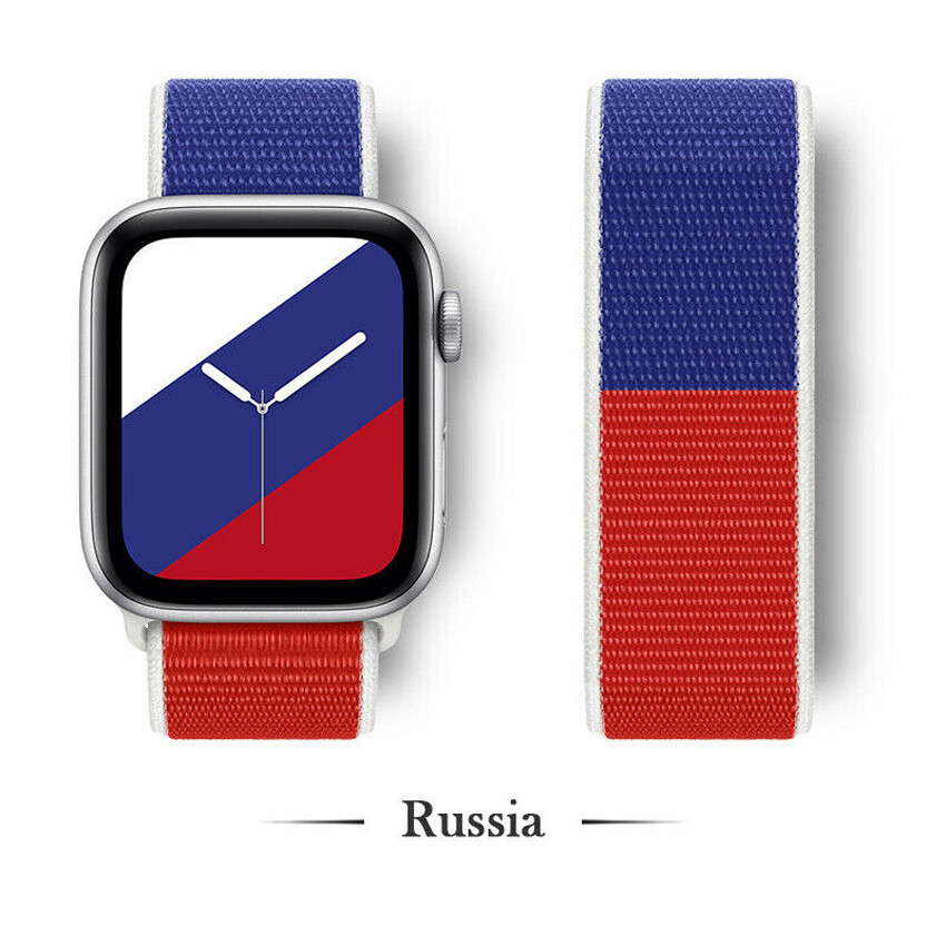 Woven Nylon Loop For Apple Watch Series 11-1 Ultra SE Sport Band Strap 38mm-49mm