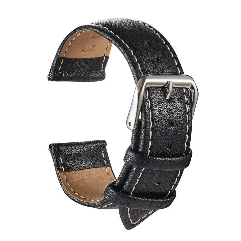 Leather Watch Strap 12mm to 24mm Genuine Replacement Soft Bracelet Watch Band