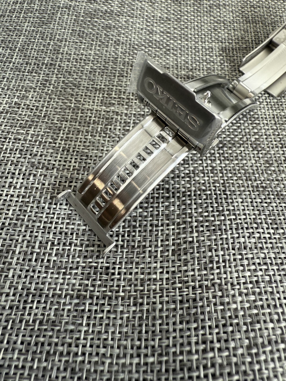 NEW SEIKO original buckle clasp MARINEMASTER SBDX001 SBDX017 18mm D1K6AM-BK00