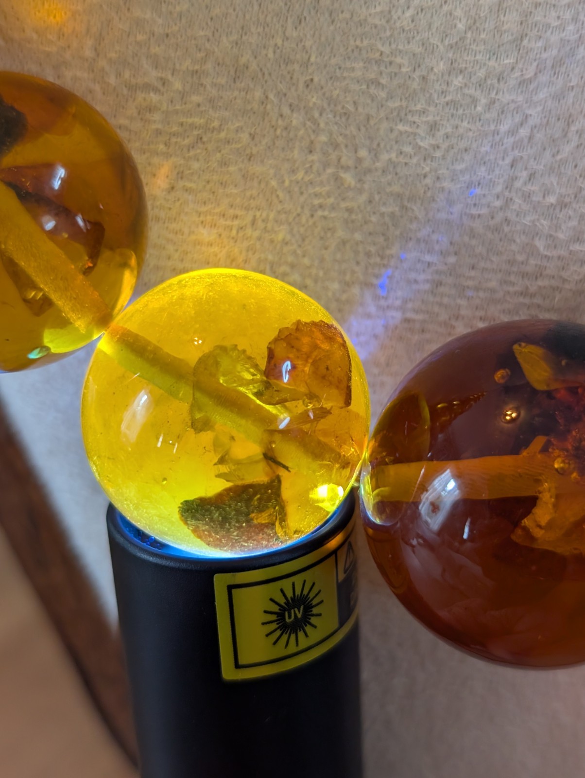 Vintage Baltic Amber Graduated Bead Necklace 132g 24″ UV Reactive Estate