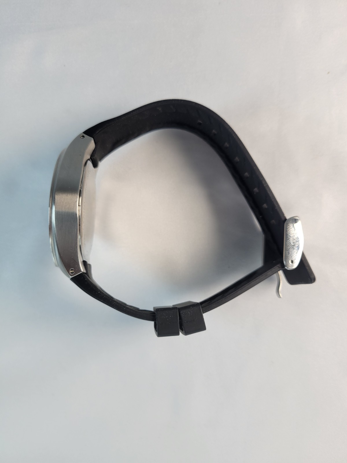 ADI 3067 Israeli Sport Diver Style Watch Black Dial Date 5 ATM Needs Battery