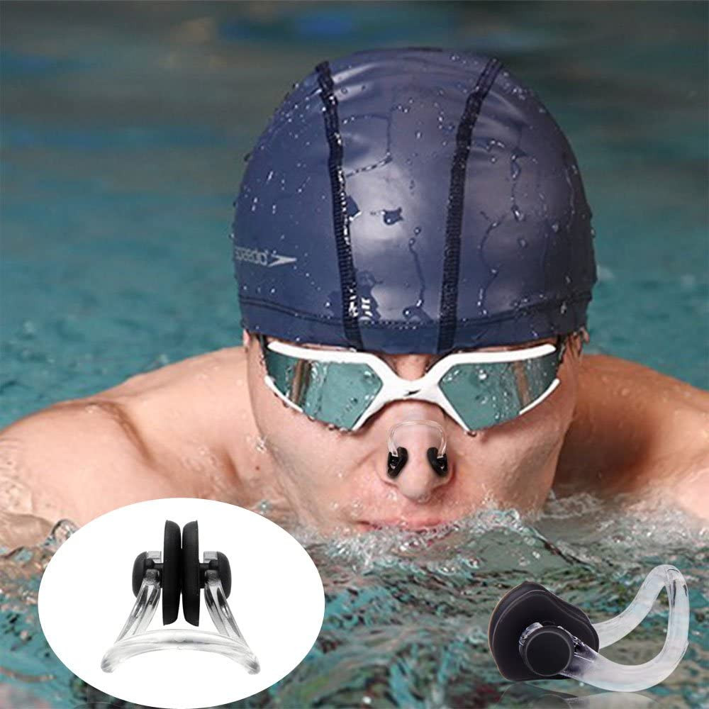 10Pcs Nose Clip for Swimming Nose Plugs for Kids and Multi-Color