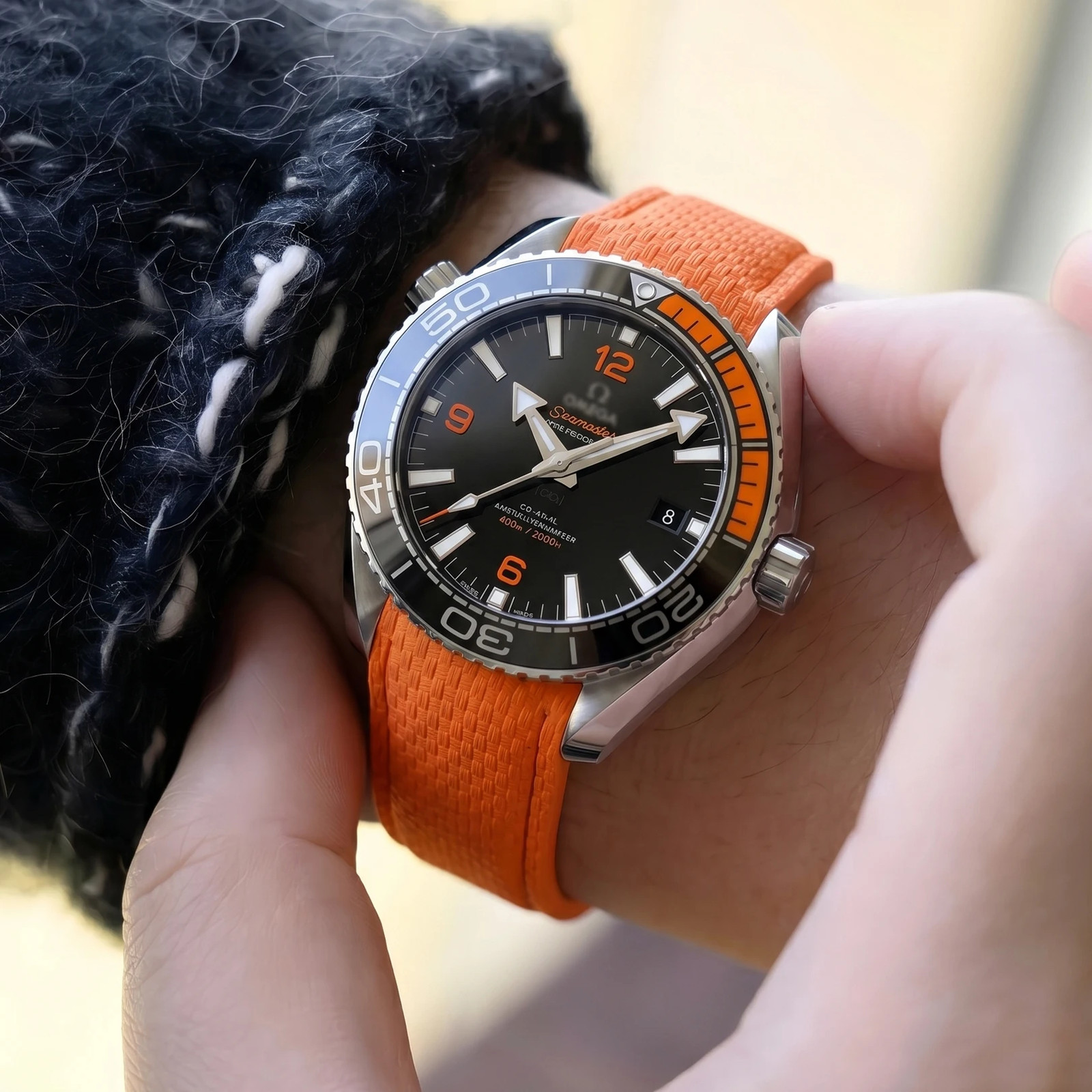 LATEST STYLE CTS FKM Rubber Strap 18/19/20/21/22/24Mm Curved End Snap Deployant