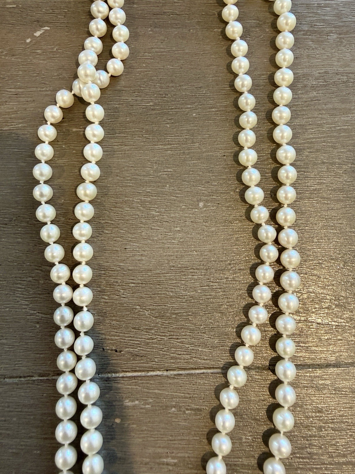 Pearl Paradise Necklace Strand 6.5-7.0mm 28” Length 14K Solid Yellow Gold Clasp