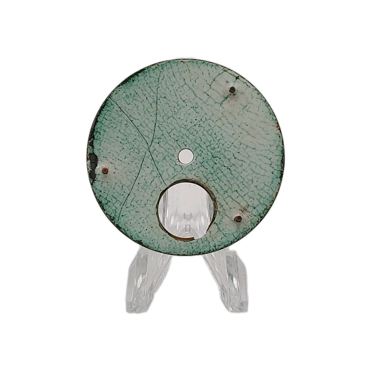 Elgin 45.4mm 18s Fancy Sunk Enamel Pocket Watch Dial Only 726