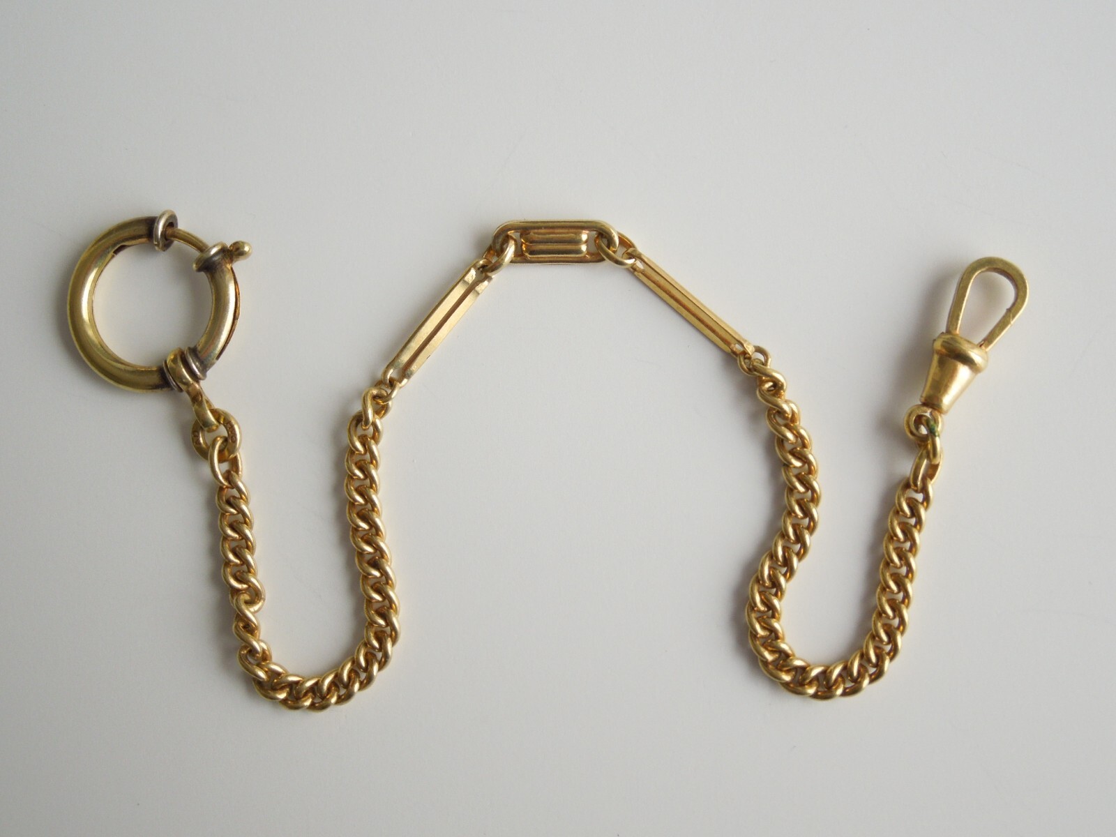 Watch Chain Gold Tone Gold Plated AD CAH 12.0 G/25.5 Cm