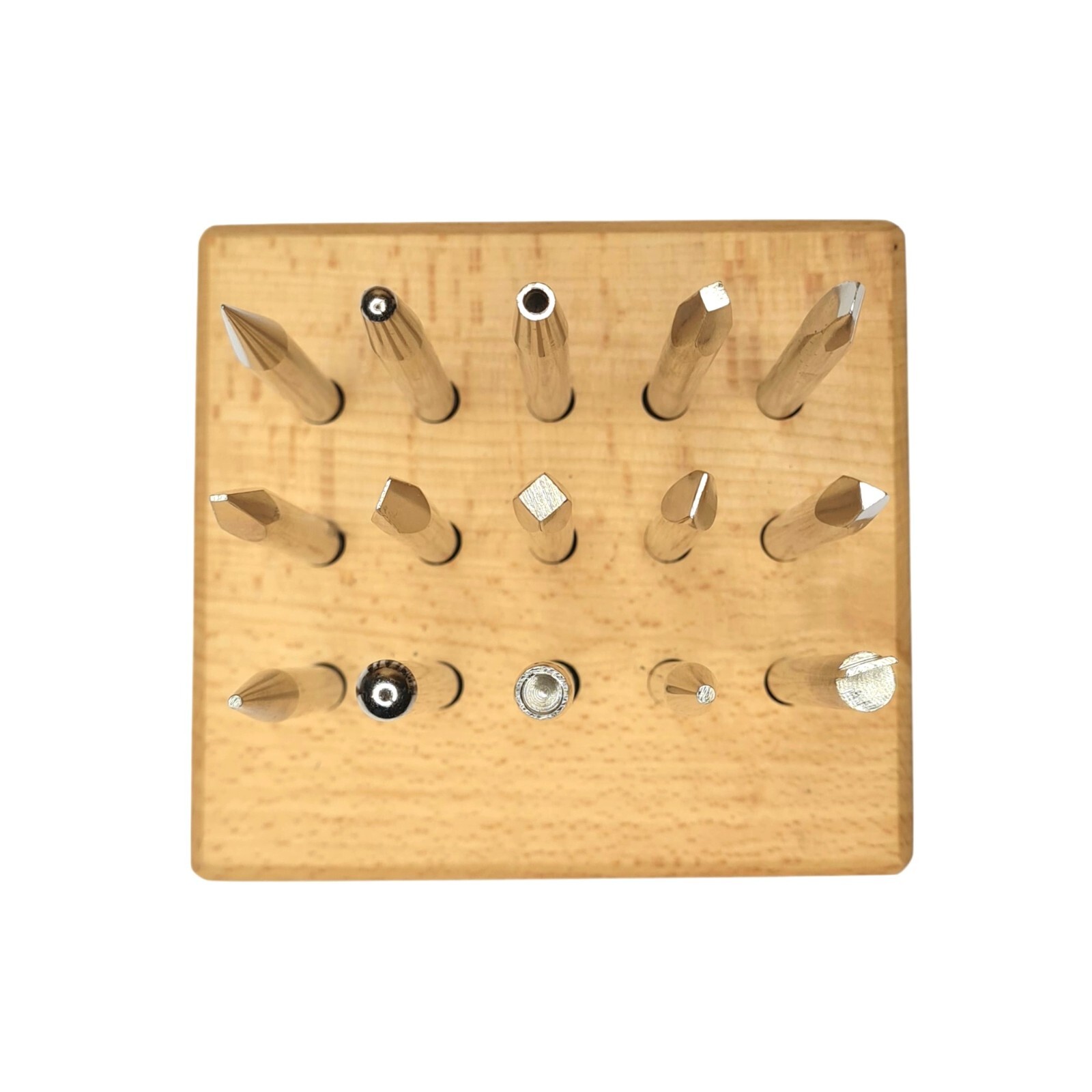 15-Piece Repoussé Punch Set – Jewelry Making Metal Forming Metalsmith Tools