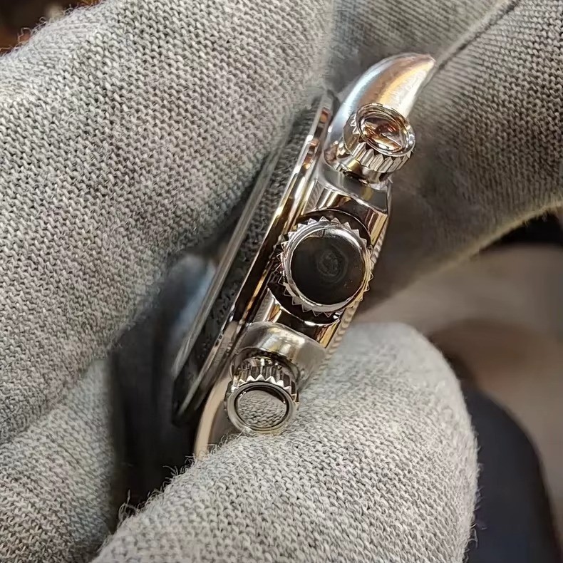 Watch Repair Stainless Chronograph Case Bezel Assembly For Dtona 116520 Caliber