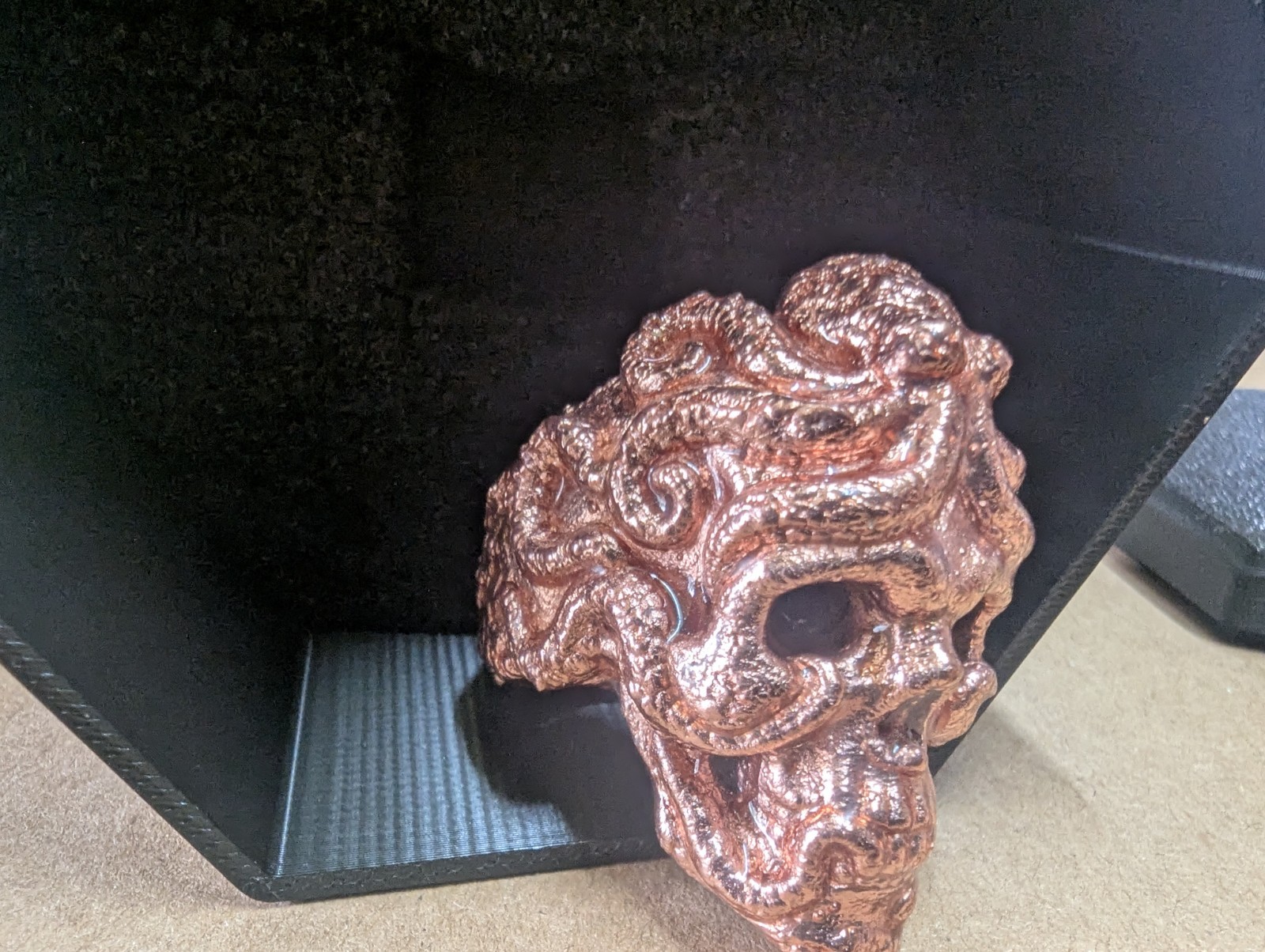 Electroformed Pirate Themed Copper Ring