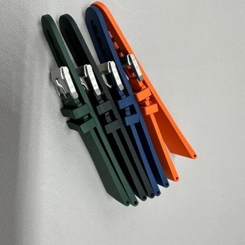 23mm Premium FKM Watch Band Rubber Strap Fits Blancpain Fifty Fathoms 5015 5200