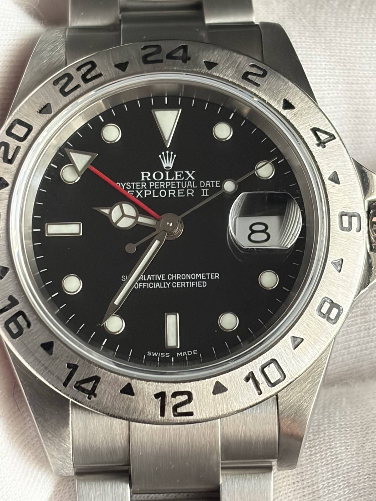 2002 Rolex Explorer II 16570 (Black Dial) Y Serial – Fresh Service, Unworn Since