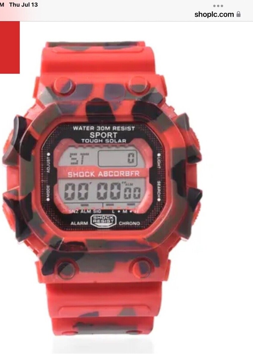 STRADA RED CAMOFLAGE WATCH
